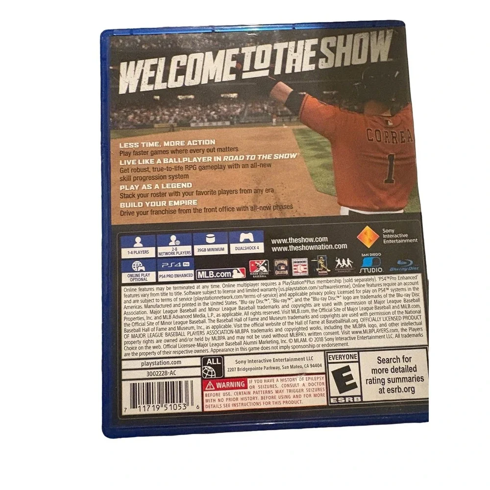 MLB‎ The Show 18 Baseball Aaron Judge Sony Playstation 4 PS4